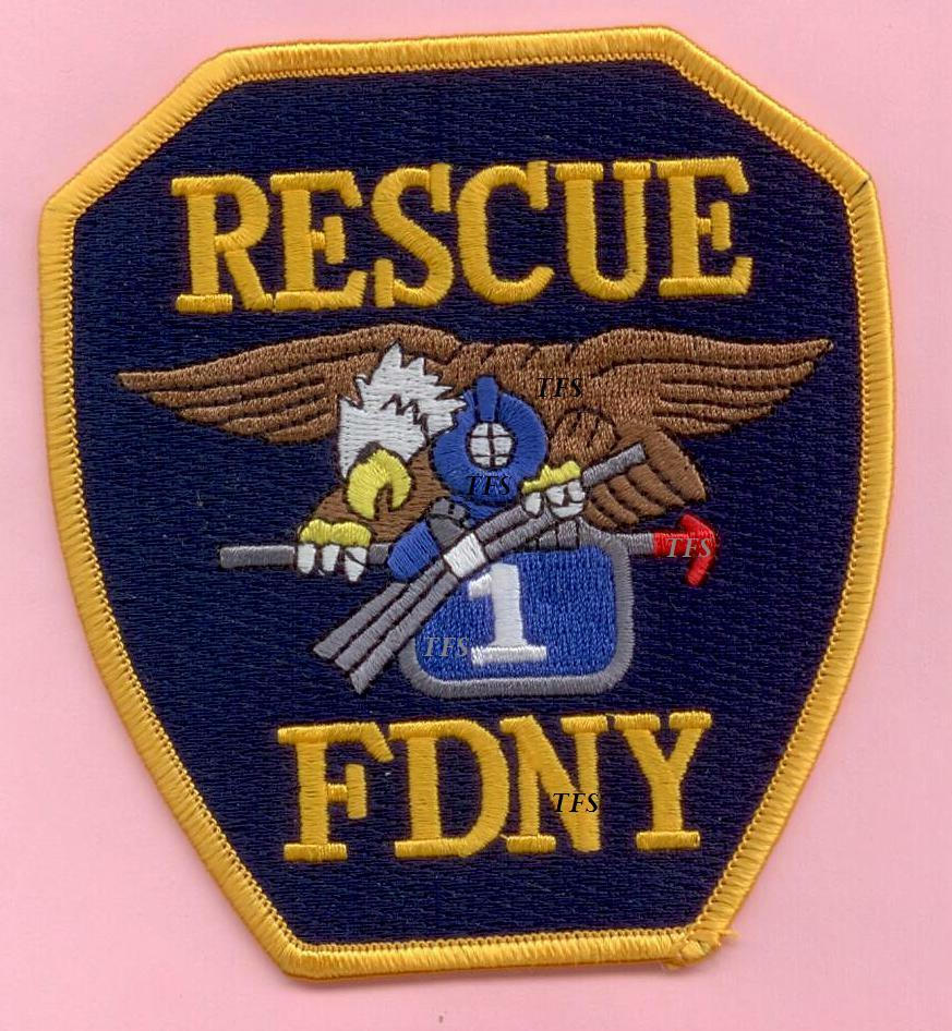 New York City Fire Dept Rescue 1 Patch N/S