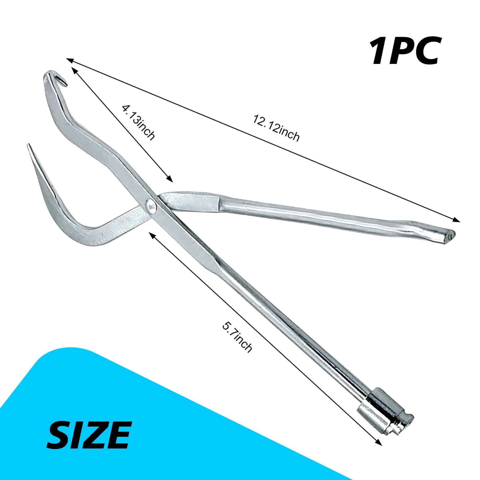 MLY 1 PC Drum Brake Tool, Double Ended Spring Carbon Sliver