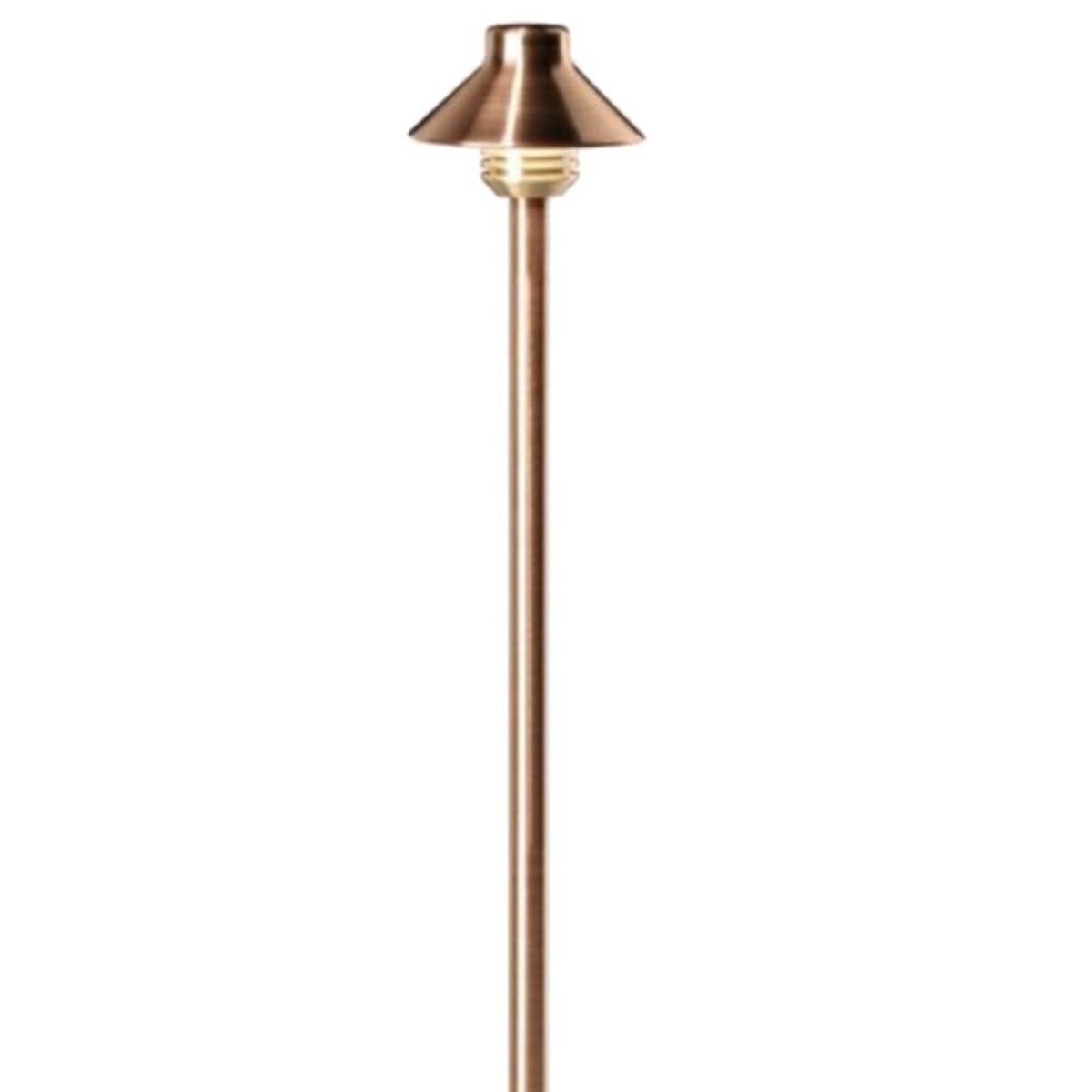 FX DP Path Light 12 in. Riser Natural Copper 20W LED