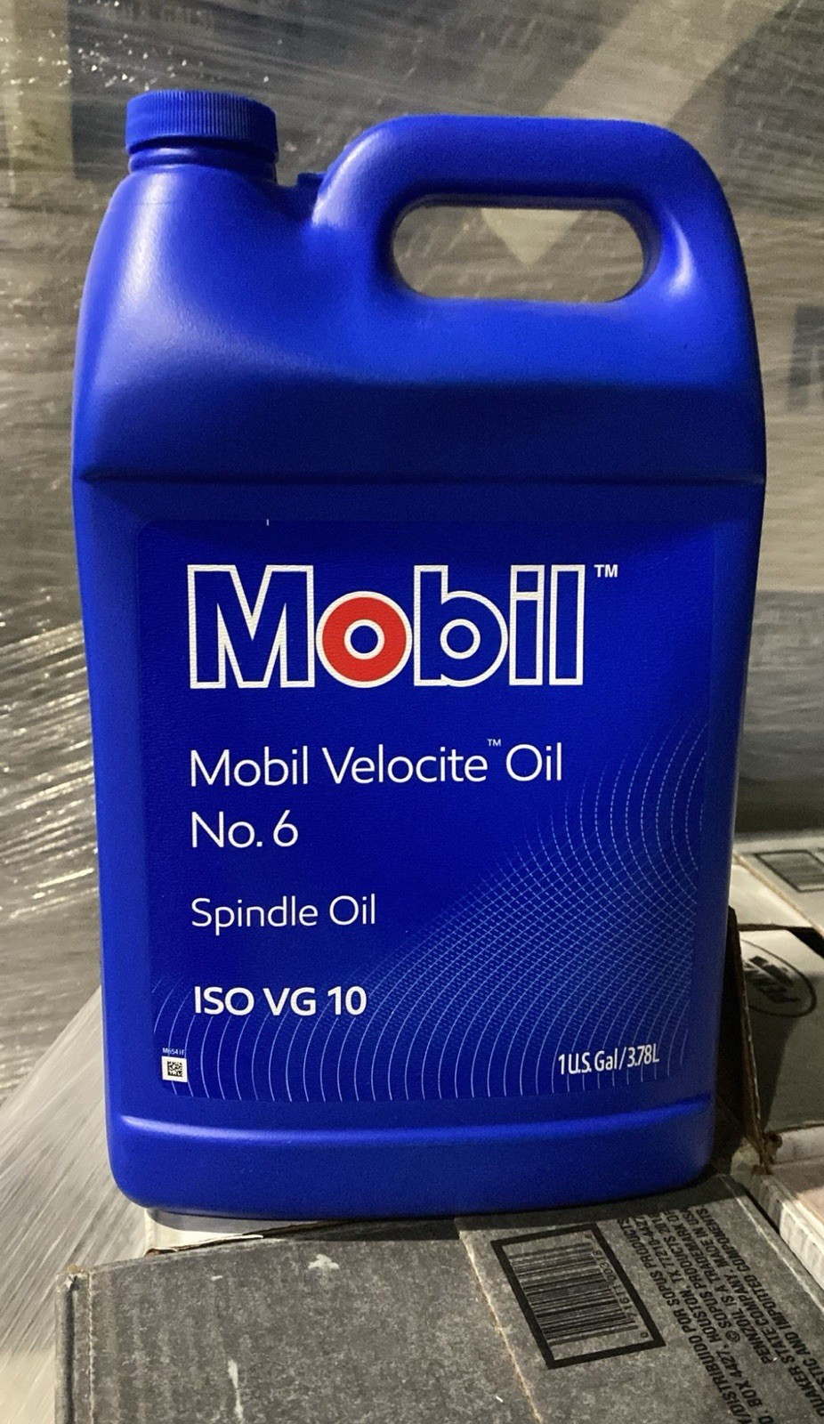 Mobil Velocite Oil No. 6 Spindle Oil. Case of 6 gallon Part # 100848