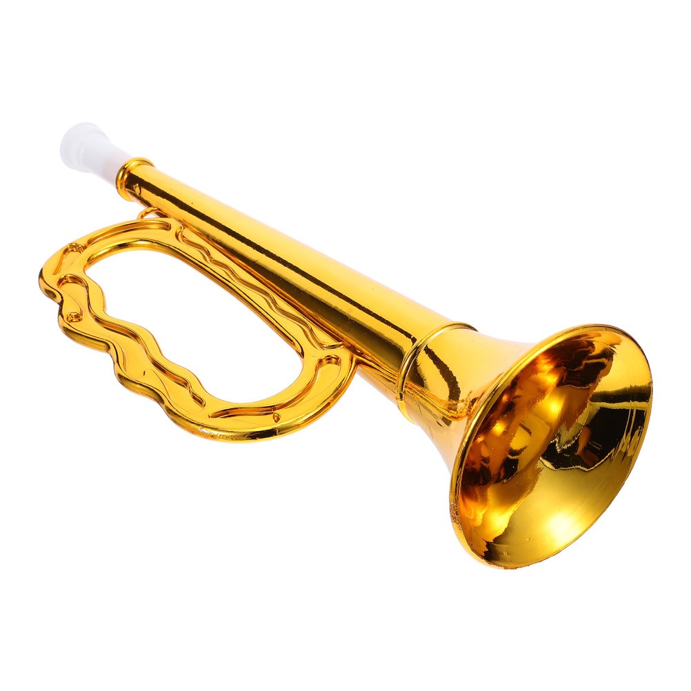 2 Pcs Band Props Trumpet Plastic Instrument Toy Kids Mini Trumpets