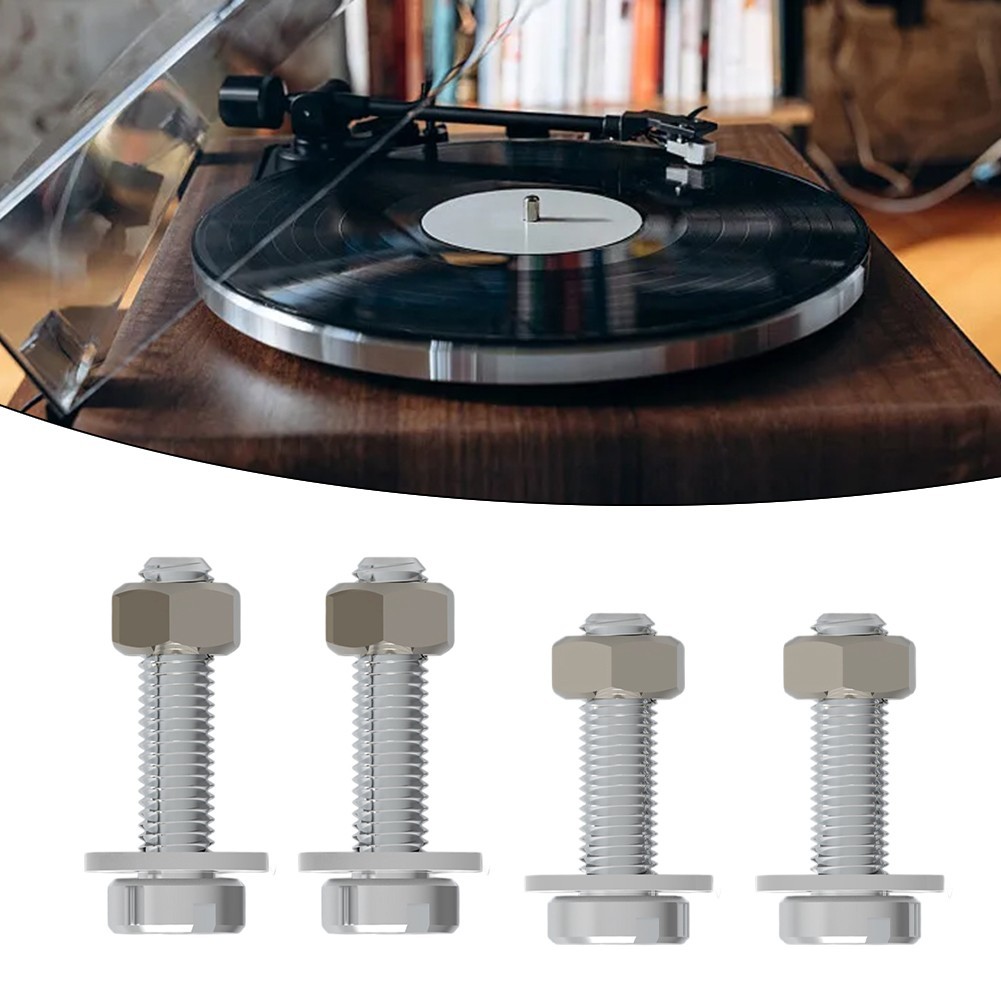 For LP Record Player Headshell Cartridge Screw Set M2 5 Abrasion Resistant