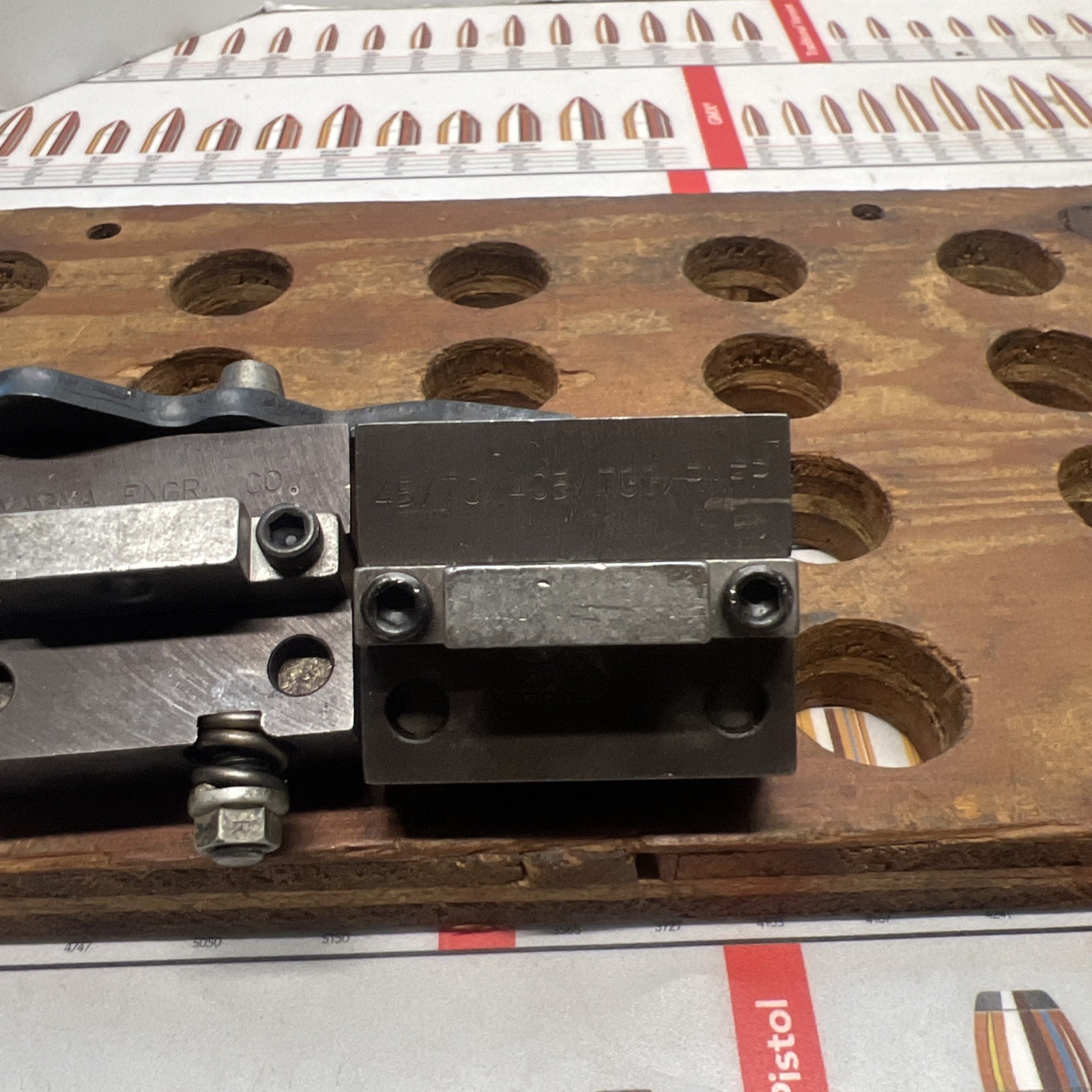MAGMA ENGINEERING BULLET MOLD , 45 -70/405/TGG/RNF