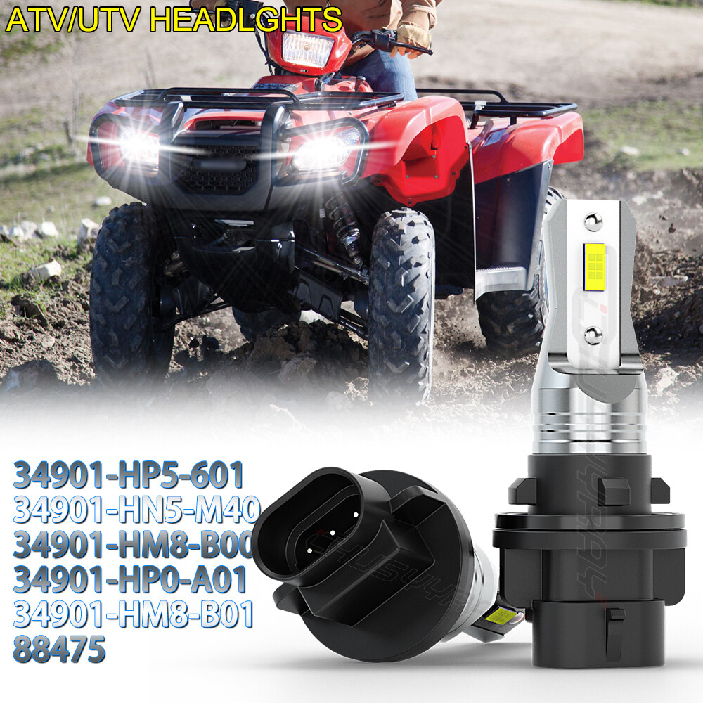 3 Pins Based 4 Tabs For 2012 TRX500FM 2A - FOREMAN 4X4 Headlight Bulb Lights