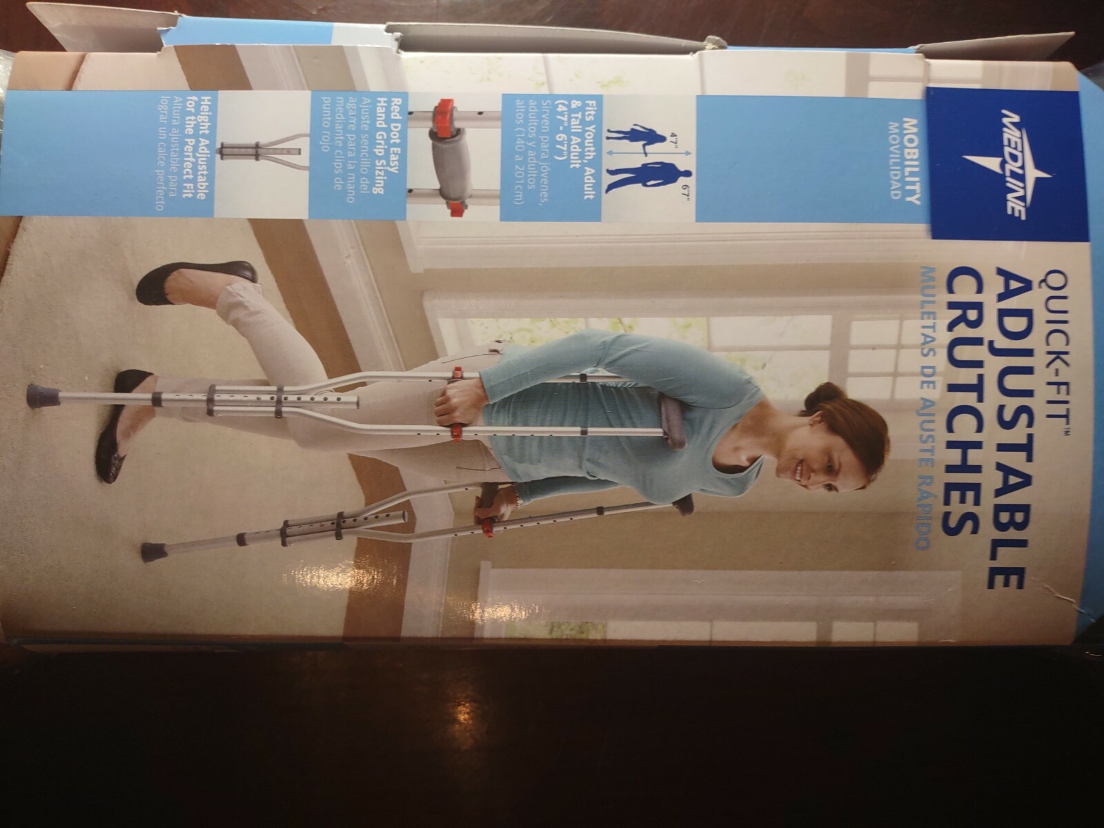 Medline Adjustable Crutches