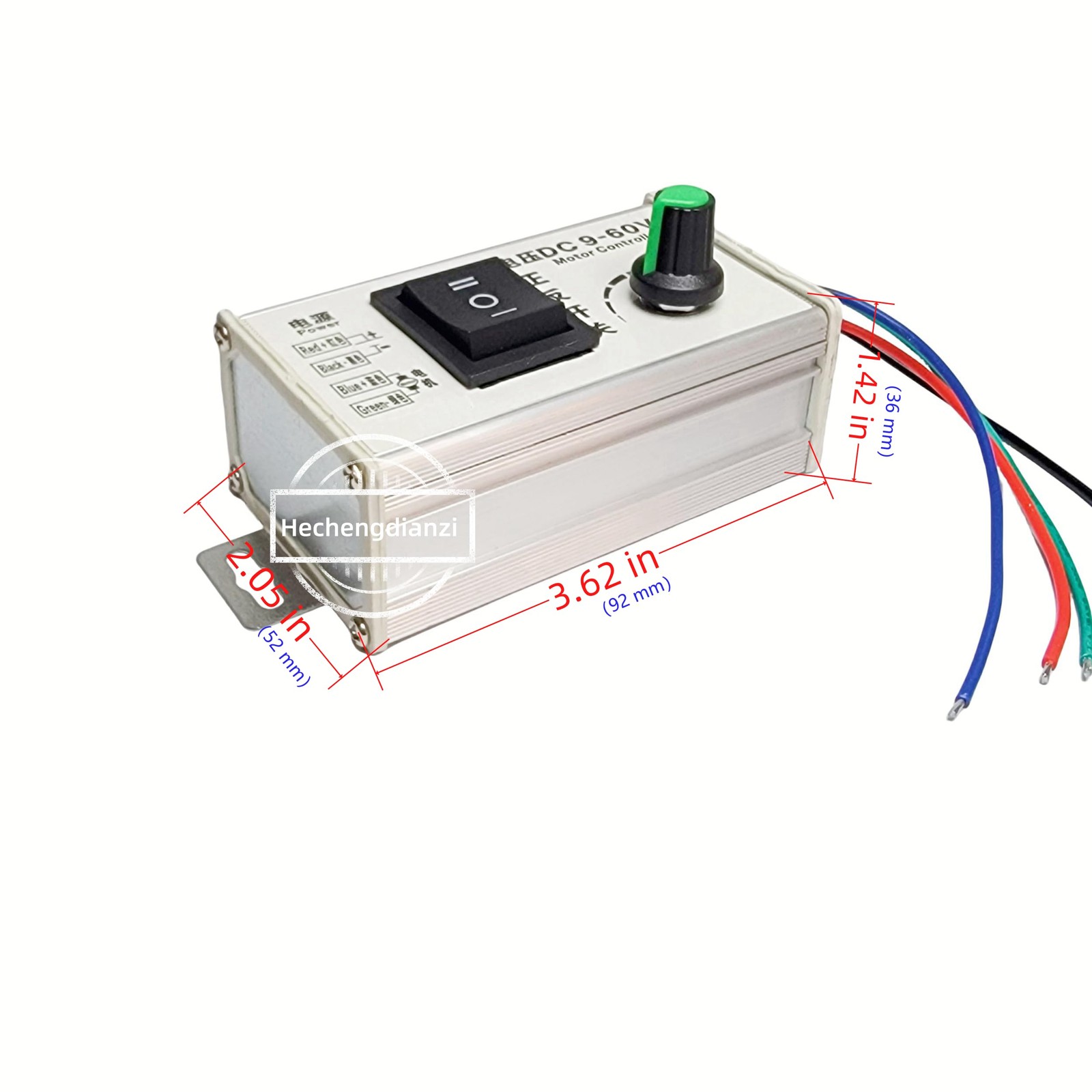 DC Speed Regulator Controller 9-60v 12v 24v for Electric Motor Drill Speed Re...