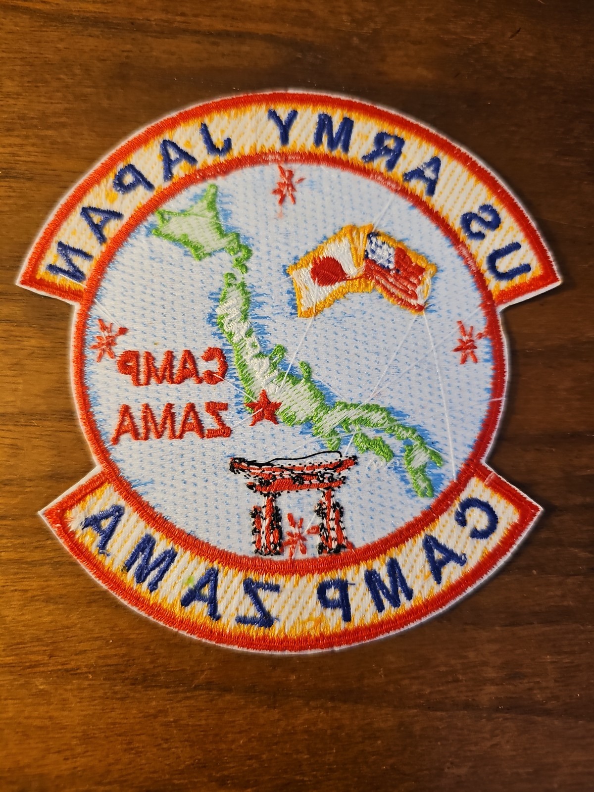 US ARMY POST PATCH, CAMP ZAMA, JAPAN Y