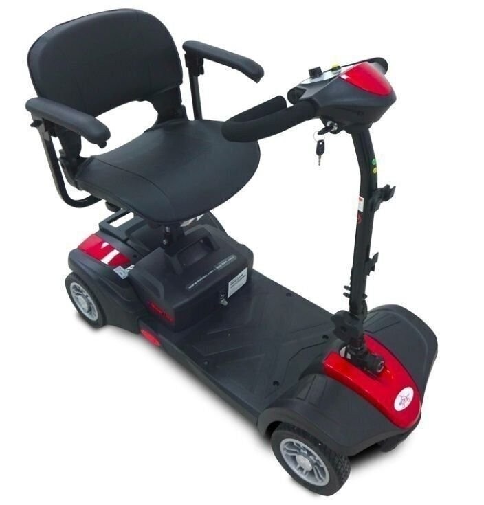 EV Rider MiniRider Lite 4-Wheel Mobility Scooter with Basket, 12Ah Battery,...