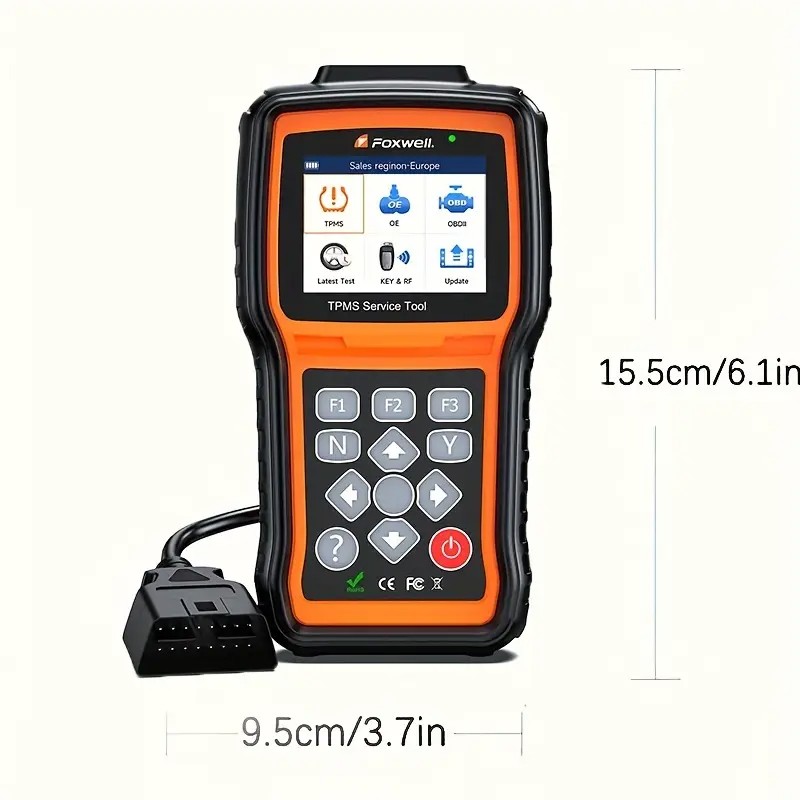 FOXWELL T2000 PRO Tire Pressure TPMS Relearn Activate Sensors Programming Tool
