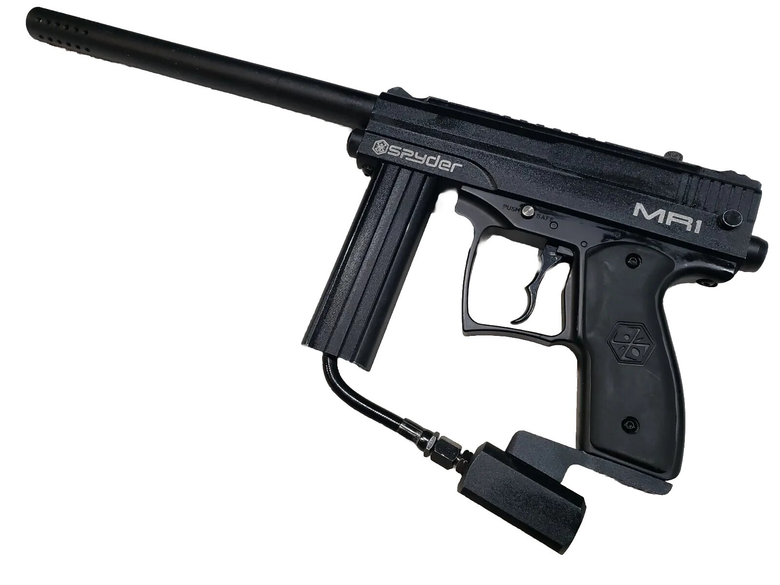 Tactical Black Spyder MILSIM MR1 Paintball Gun & Sniper Barrel Free Shipping