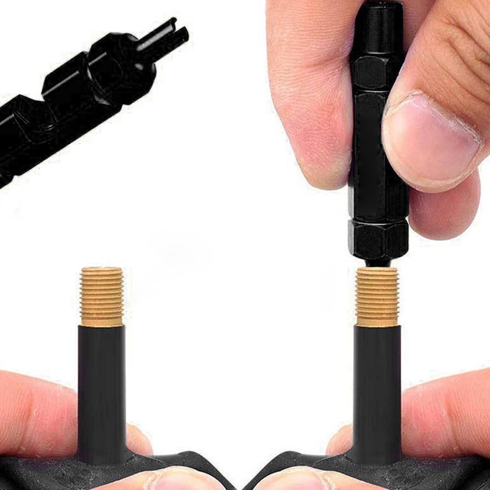 Aluminum Bike Valve Core Removal Tool for 2 Pack for Presta and For American