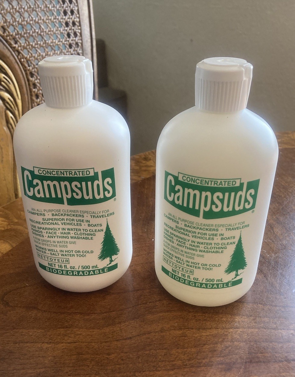 Campsuds All Purpose Cleaner 16 Oz Each Camping Hiking New Lot of 2 FREE SHIP!