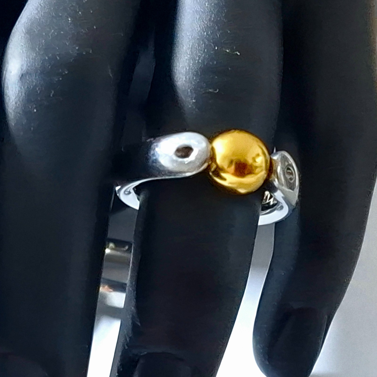 Tipit S - Polished Silver Ball / High Quality 22kt Gold Plated