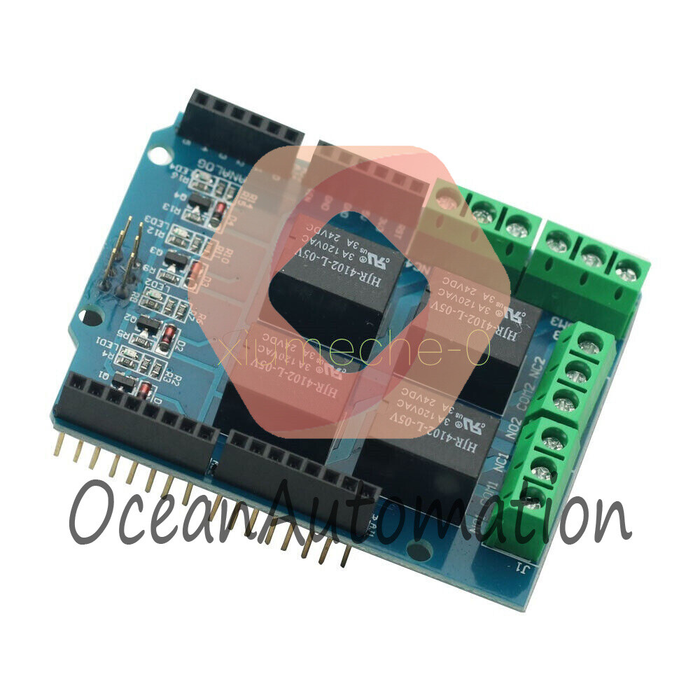 NEW Four channel Relay Shield 5V 4 Channel Relay Shield Module for Arduino