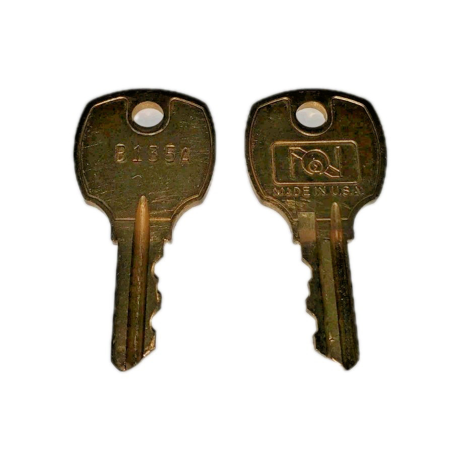 GE General Electric ABB B135A Electrical Panel Board Lock OEM Factory 2 Key Set