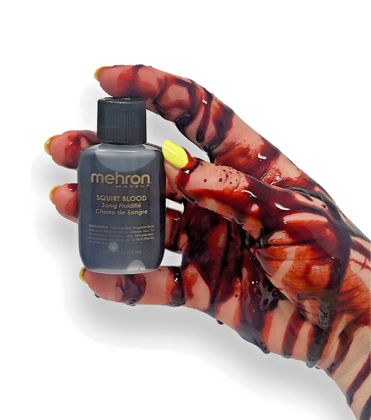 Mehron Fake Blood Squirt Blood -Dark Venous - SPFX- .5oz- Zombie FX Makeup-NEW