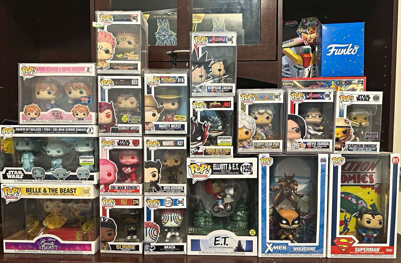Funko Pop Mixed Lot Exclusive Figures Amazon/Hot Topic Marvel Jujutsu Kaisen