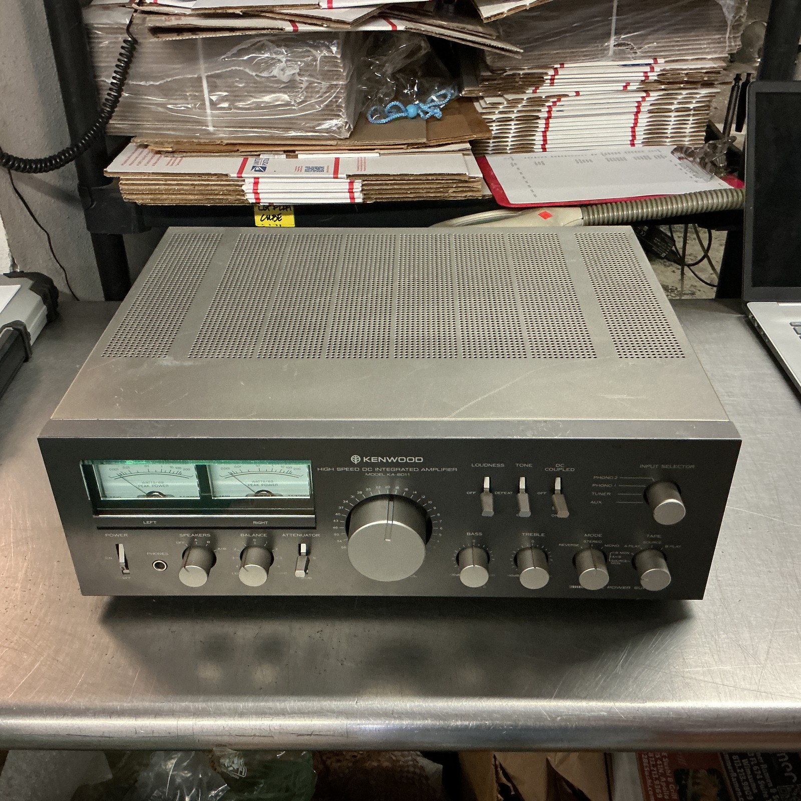 Kenwood High Speed DC Integrated Amplifier KA-8011 Parts/Repair