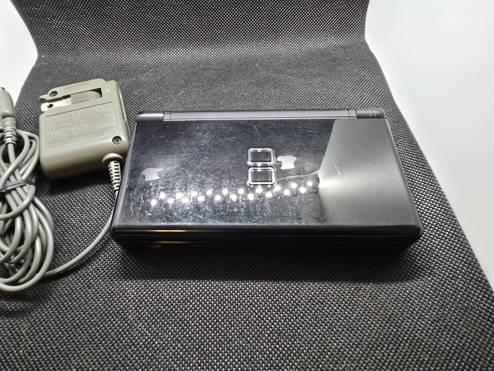DS Lite With Charger & Nintendo Travel Case