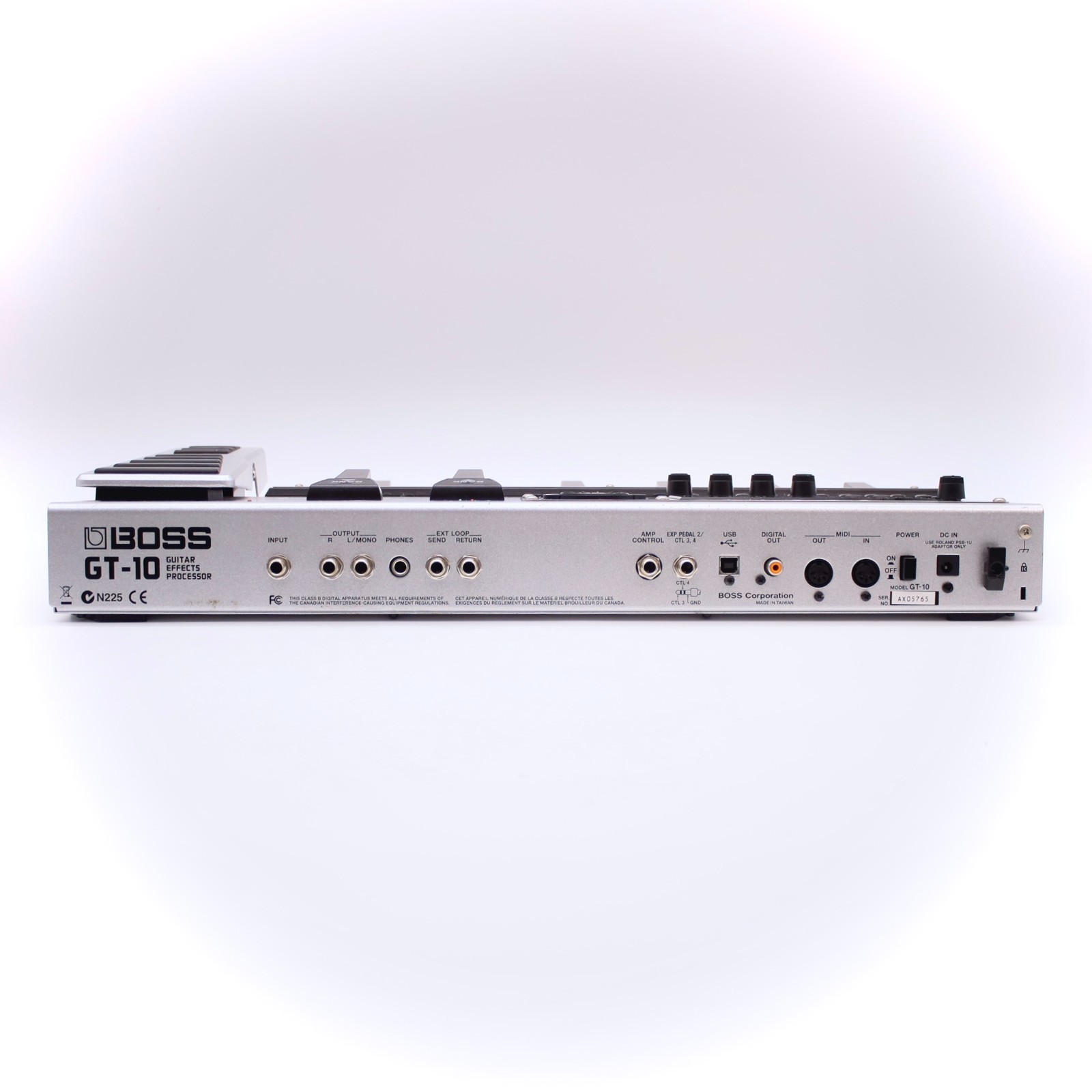 BOSS GT-10 Guitar Effects Processor With Power Supply Multi Effect Pedal AX05765