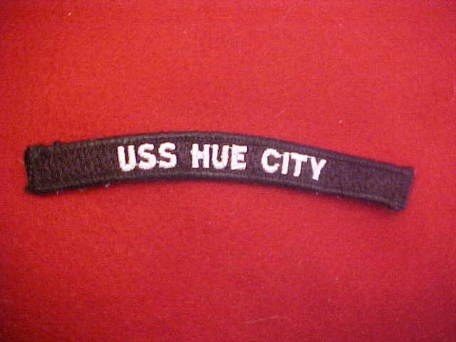 US NAVY - USS HUE CITY ( CG-66 ) UIM ROCKER