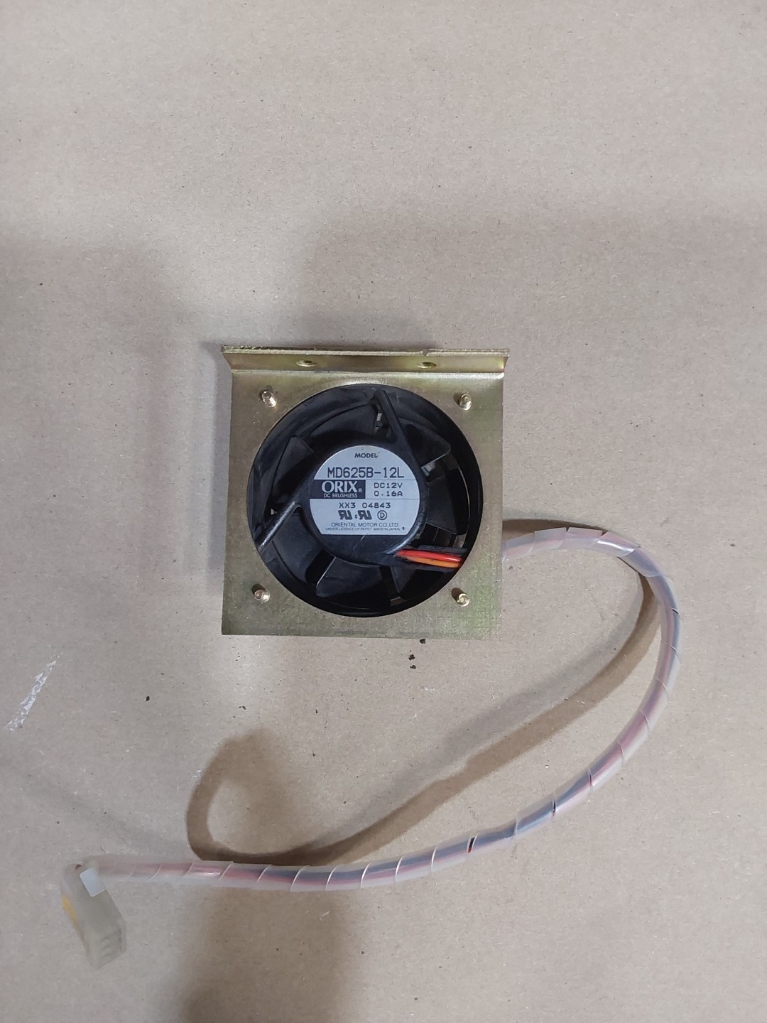 ORIX MD625B-12L Cooling fan DC12V 0.16A