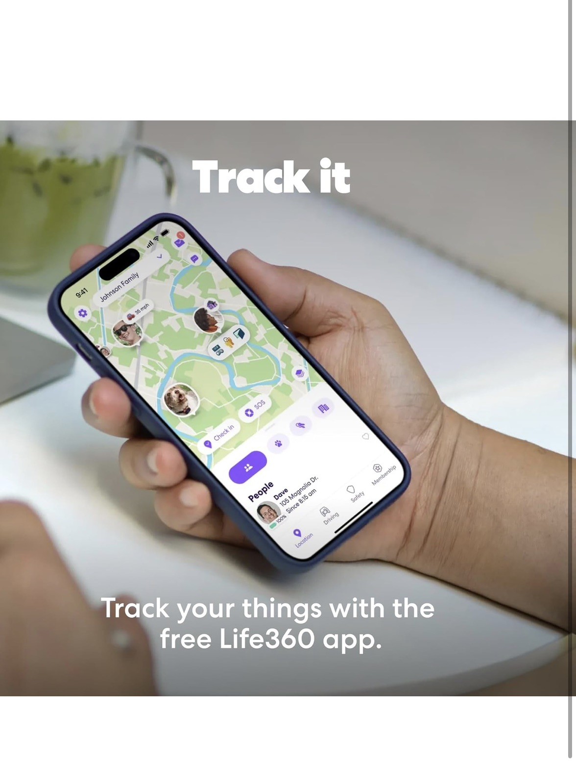 Tile By Life360 Mate Bluetooth Trackers 2 Pack Black/White New