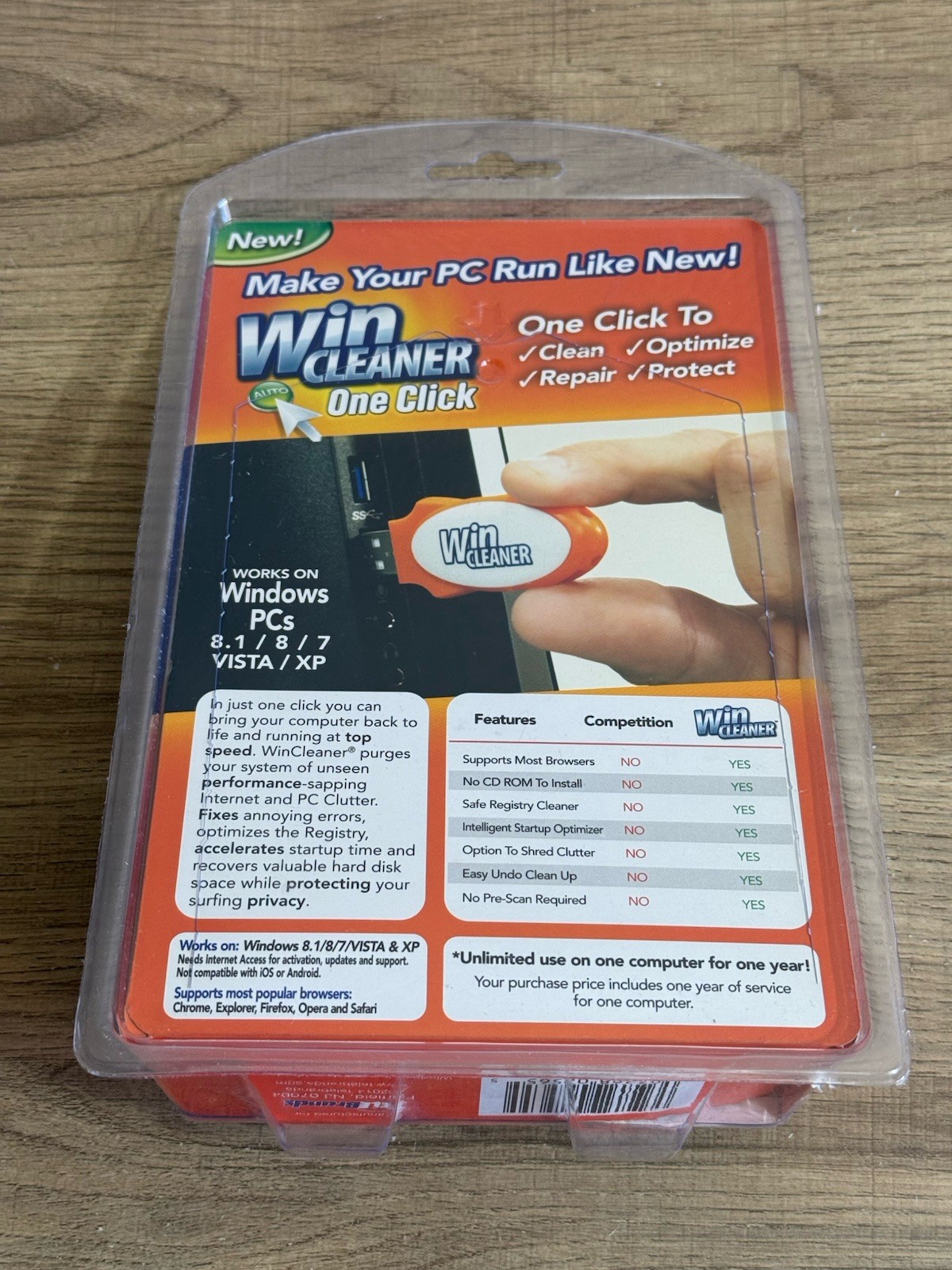 Win Cleaner One Click Professional USB Computer Clean Repair For PC Laptop