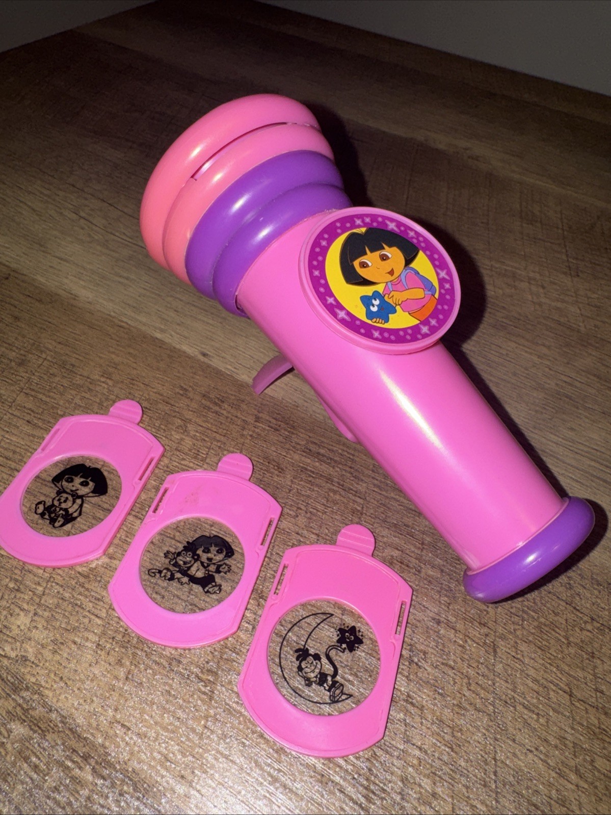 Dora The Explorer 2007 Flashlight with Three Interactive Lenses Tested Works Toy