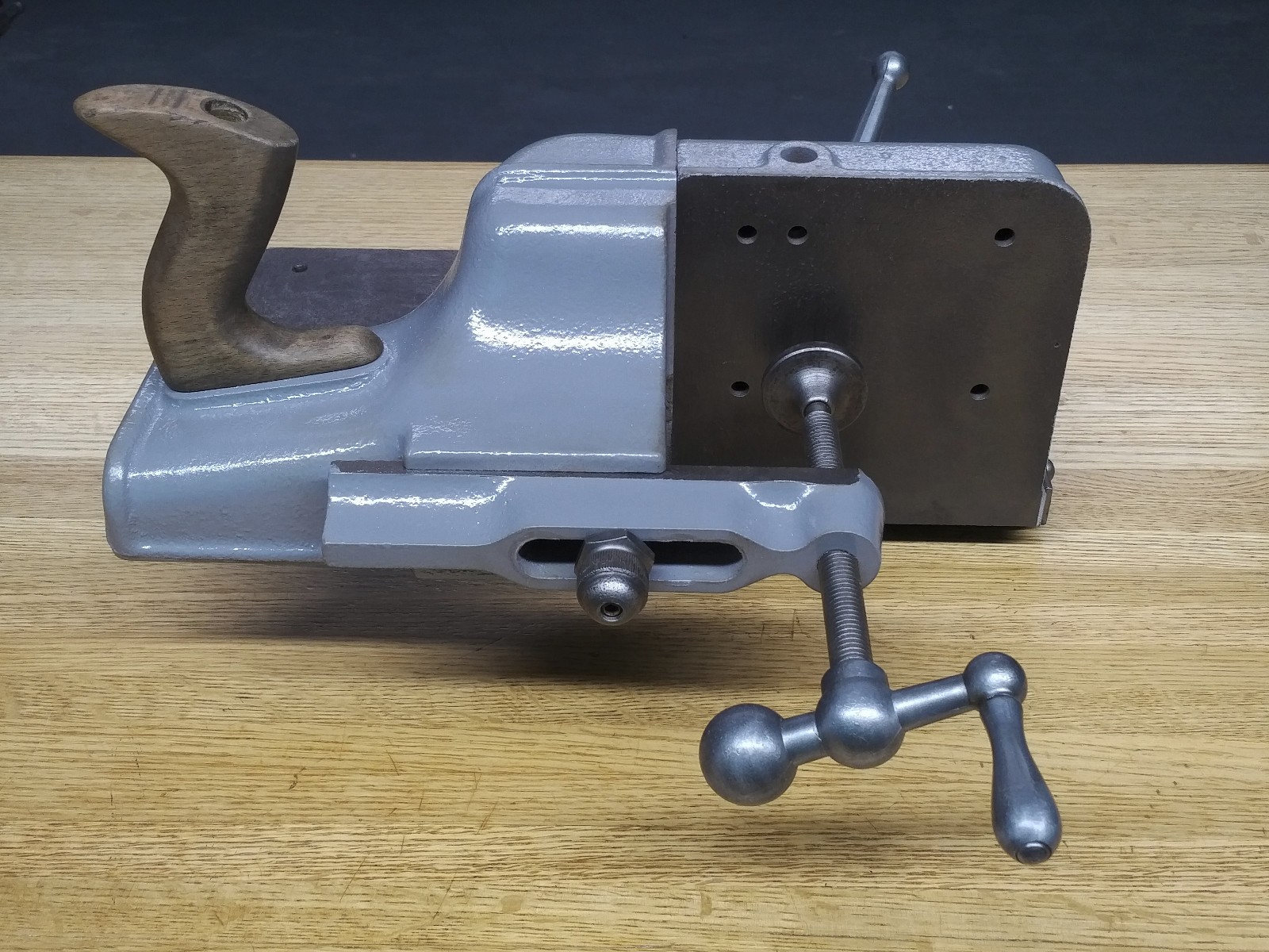 Vintage Delta Tenoning Jig, Cast iron, Fits 3/8" x 3/4" Table Slot