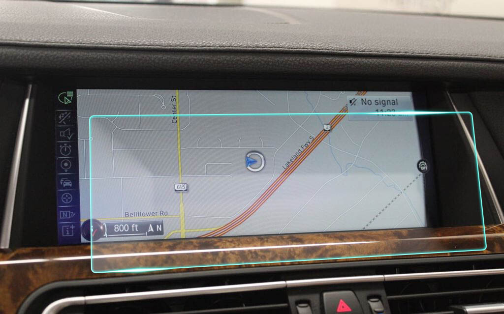 Crystal Clear Screen Protector for 2013 BMW 750 Vehicle Navigation