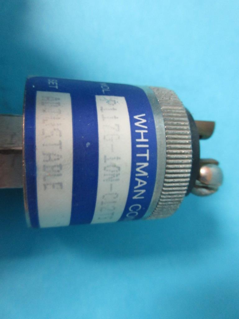 WHITMAN CONTROLS CORP P117G-10N-C12TS ADJUSTABLE 100 MAX PSI PRESSURE SWITCH