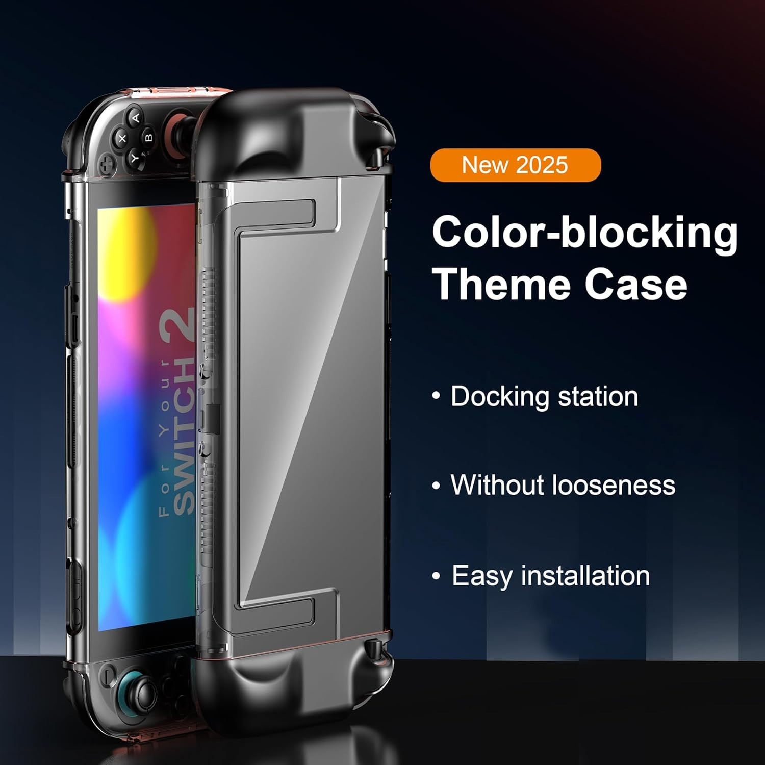 COMBO PACK- 4 in 1 Controller Charging Dock & Clear Dockable Protective Case