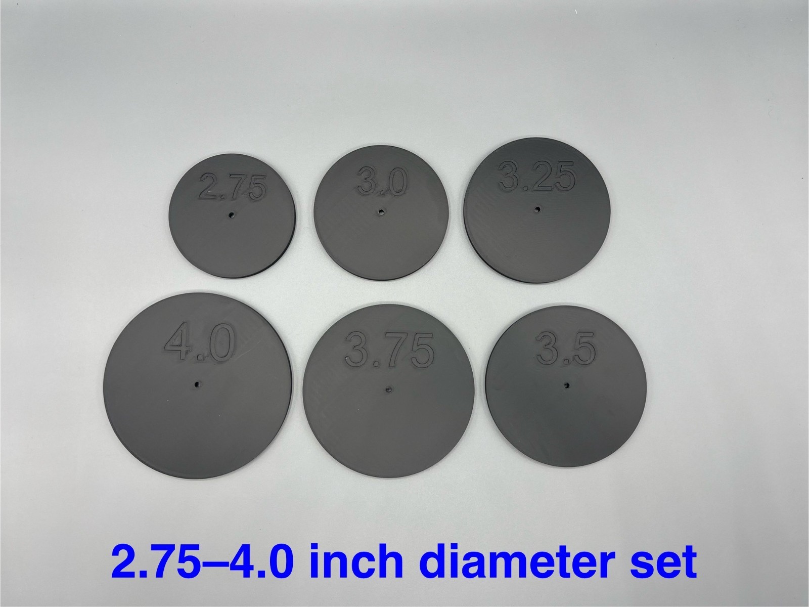 Circle and radius drawing template tool with center hole