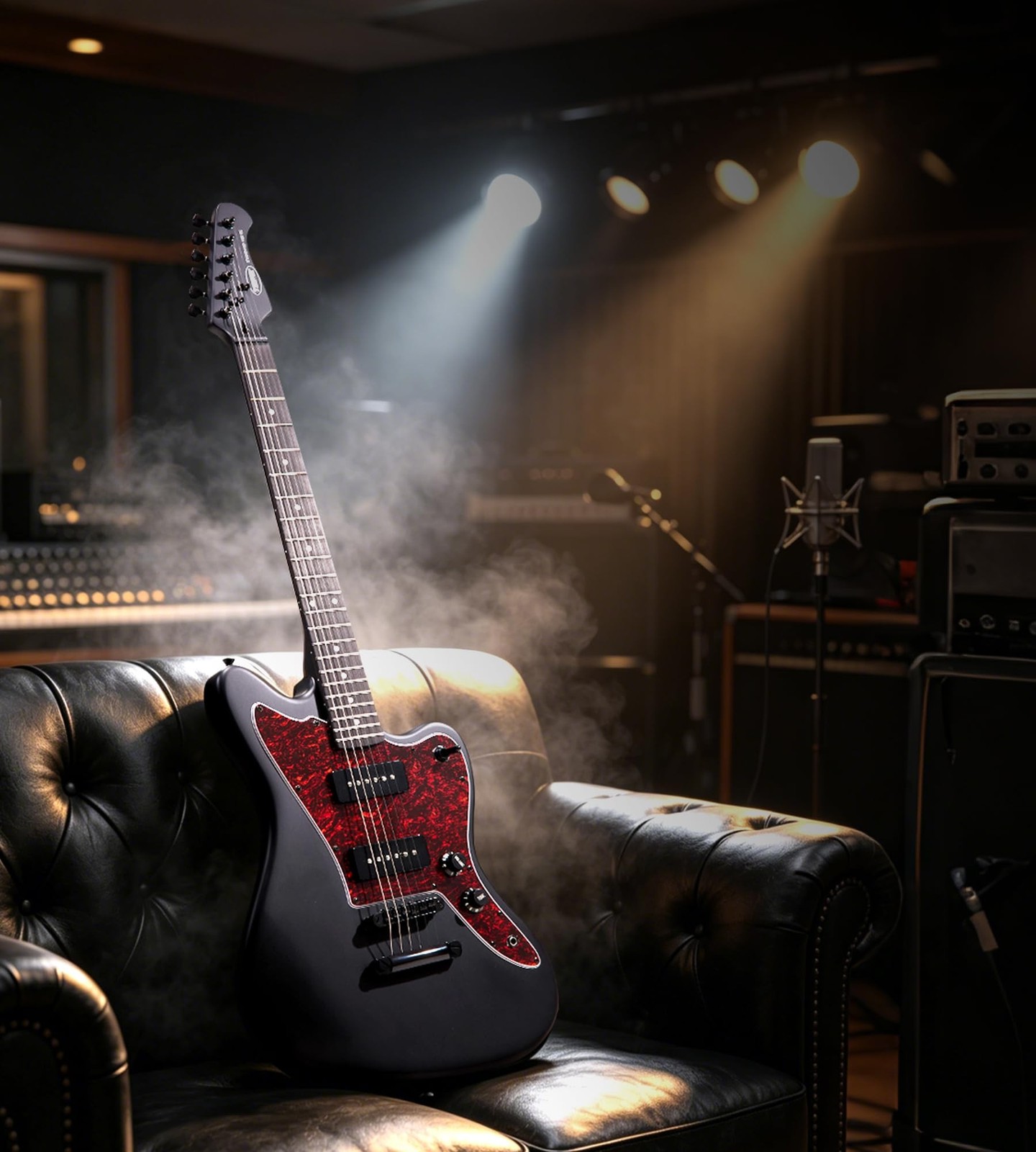 Tostar 39" Solid Body Electric Guitar for Beginner & Intermediate, P90-SBK | ...