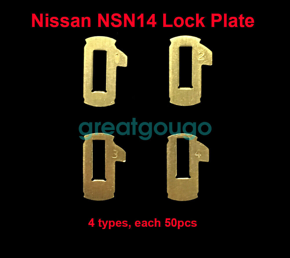 200pcs NSN14 Car Lock Repair Tools/Brass Car Locking Plate/ Key Lock Reed