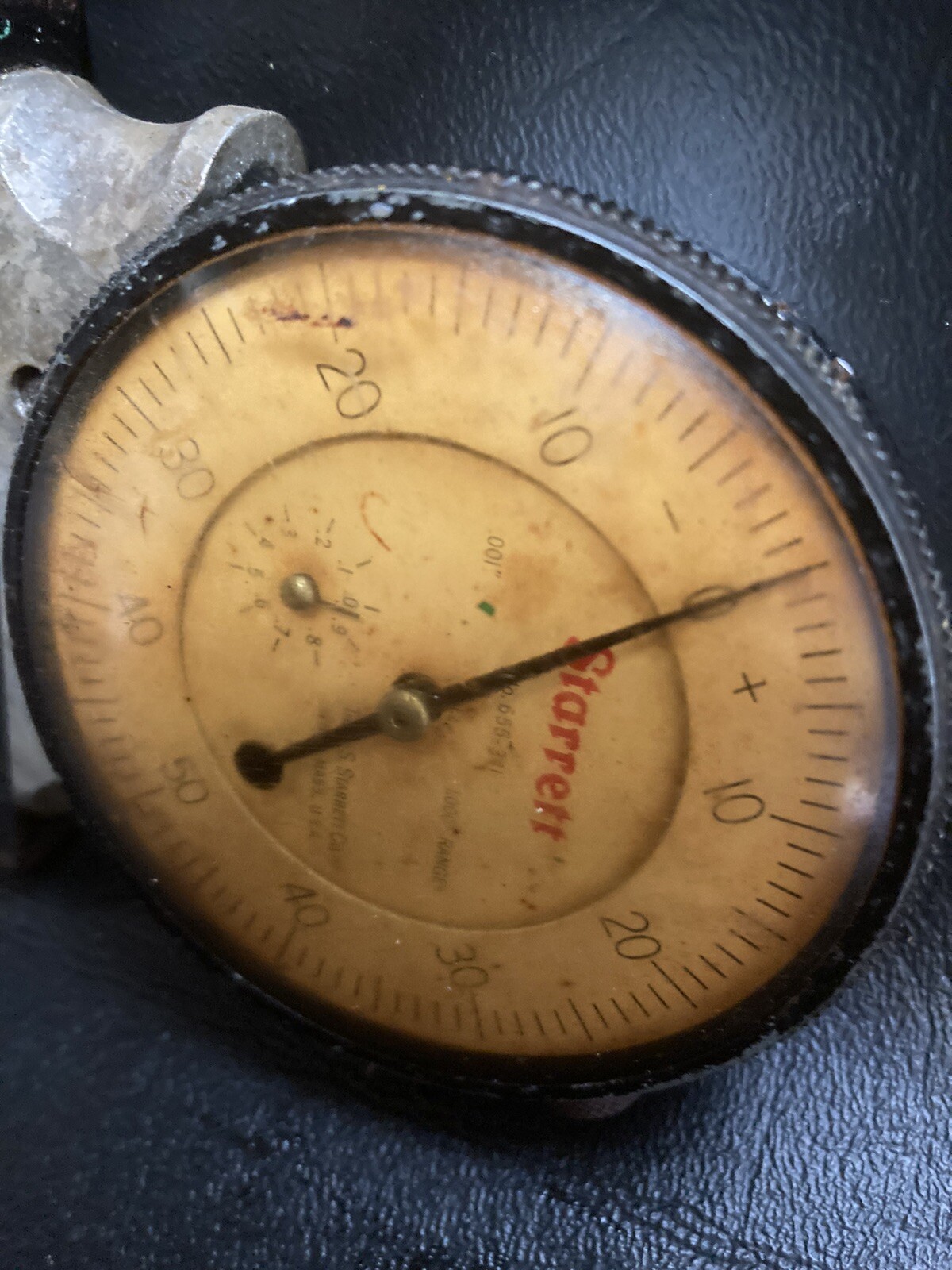 Large Starrett 655-341 Dial Indicator 1.000" range