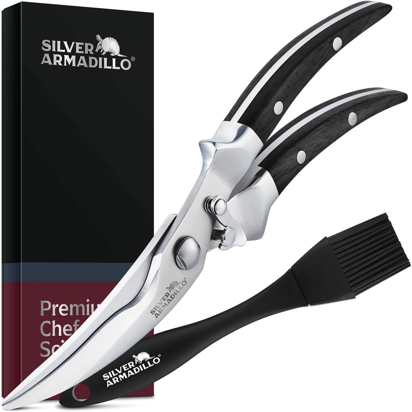 Heavy Duty Poultry Shears Stainless Steel Scissors Bone Meat Spring Loaded