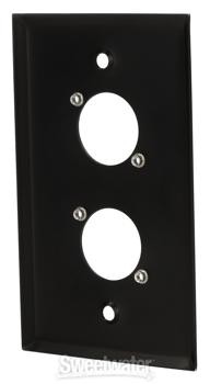 Switchcraft WP1B2P Single Gang Metal Wall Plate