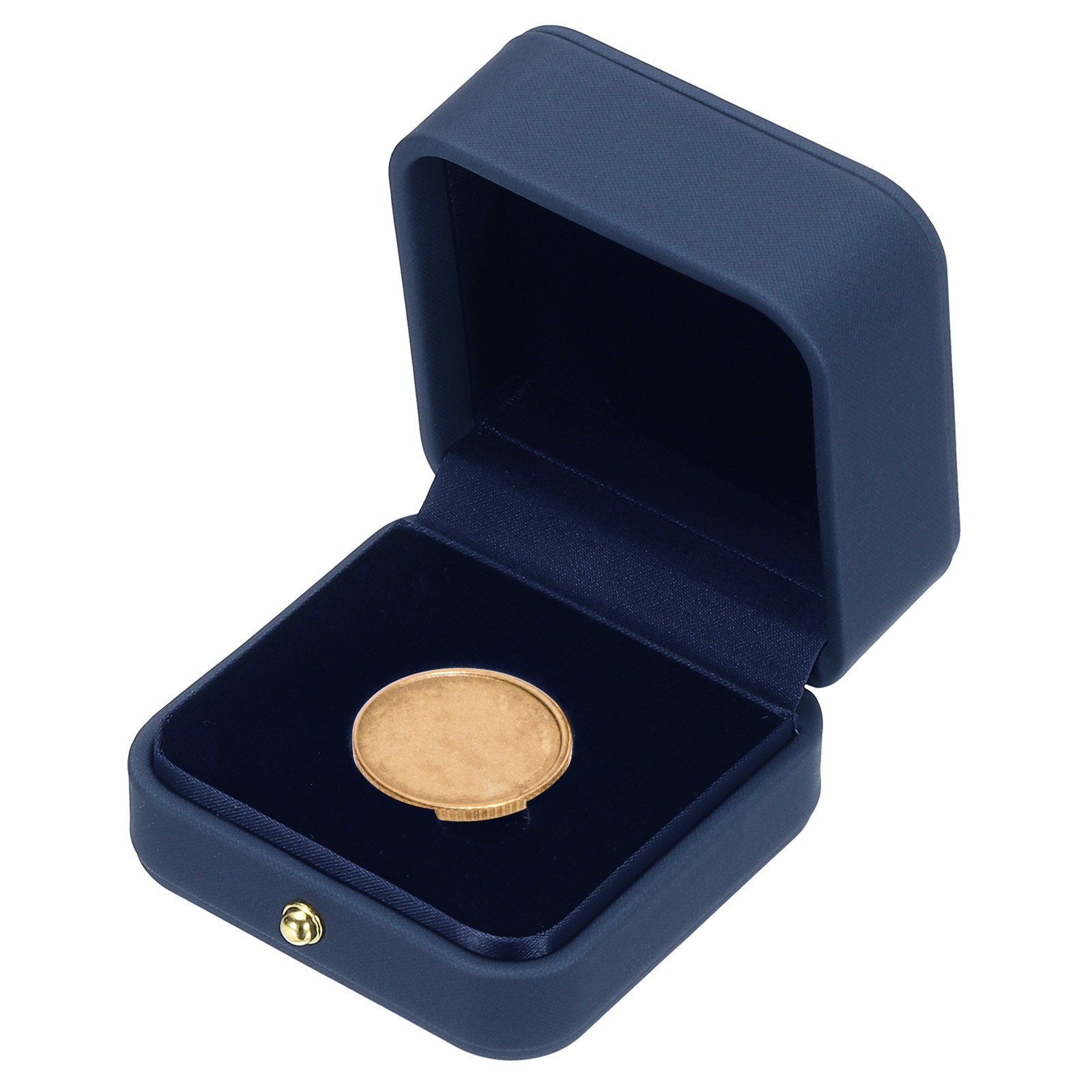 Coin Display Box Coin Presentation Display Box Fit 30mm Coin Blue