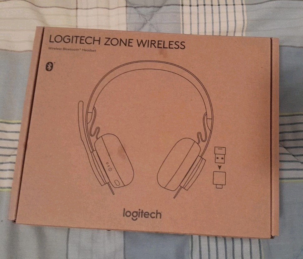 Logictech Wireless On Ear Bluetooth Headset  New Sealed On Box 981-000913