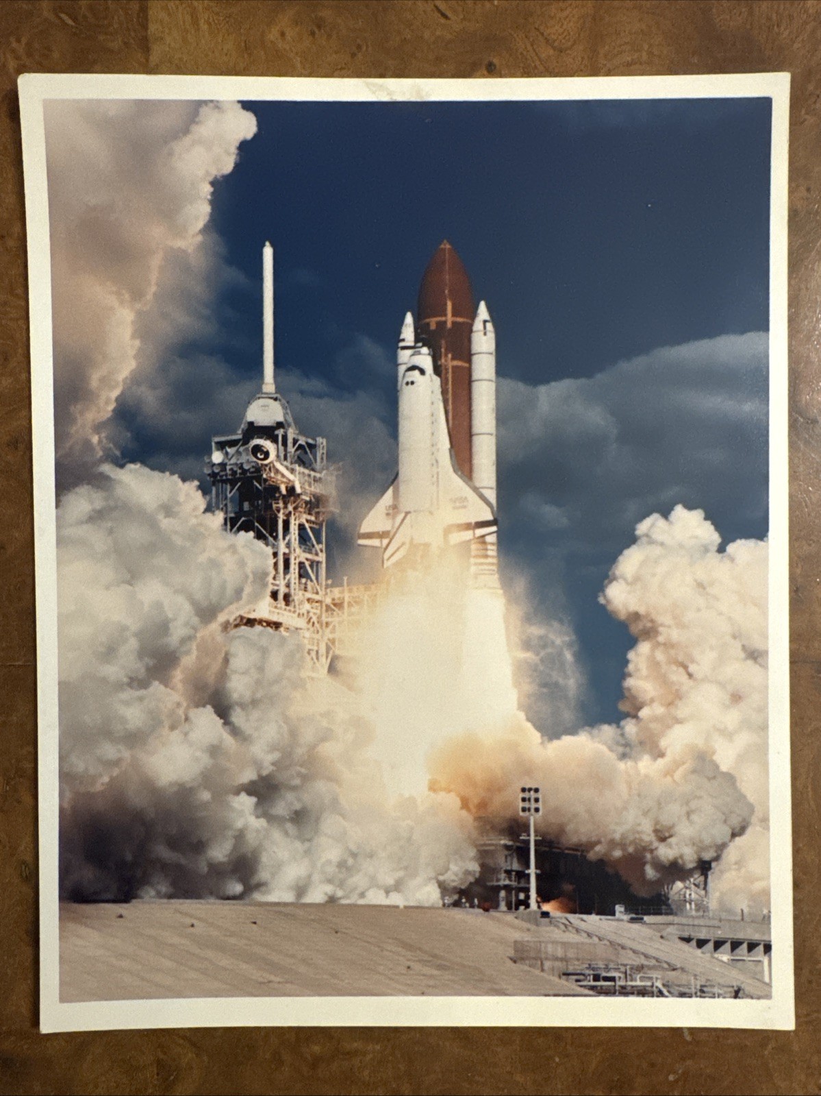 NASA STS 27 Launch of Atlantis Off Pad 39B At KSC Press Photo B