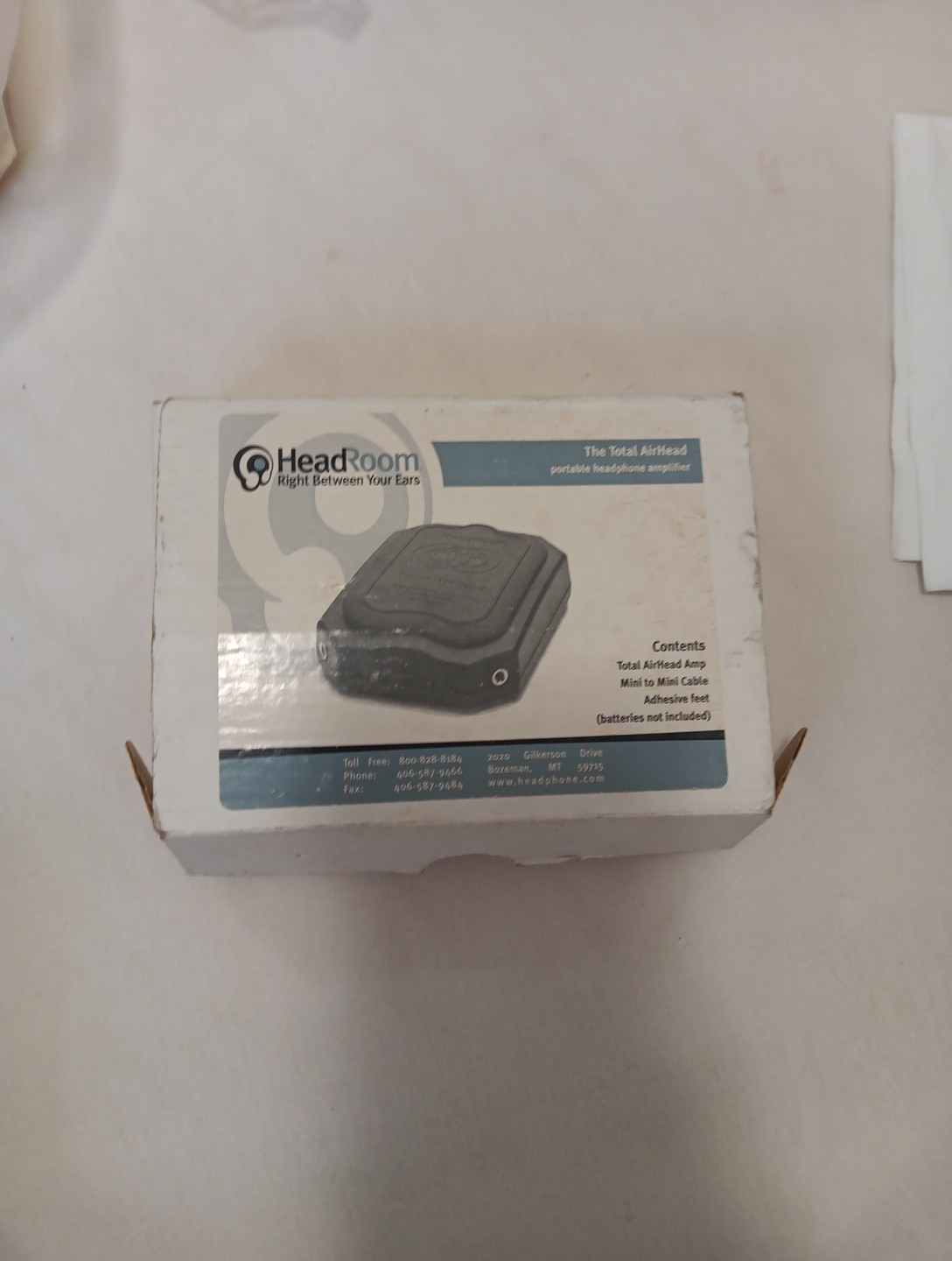 headroom right between ears the total airhead portable headphone amplifier