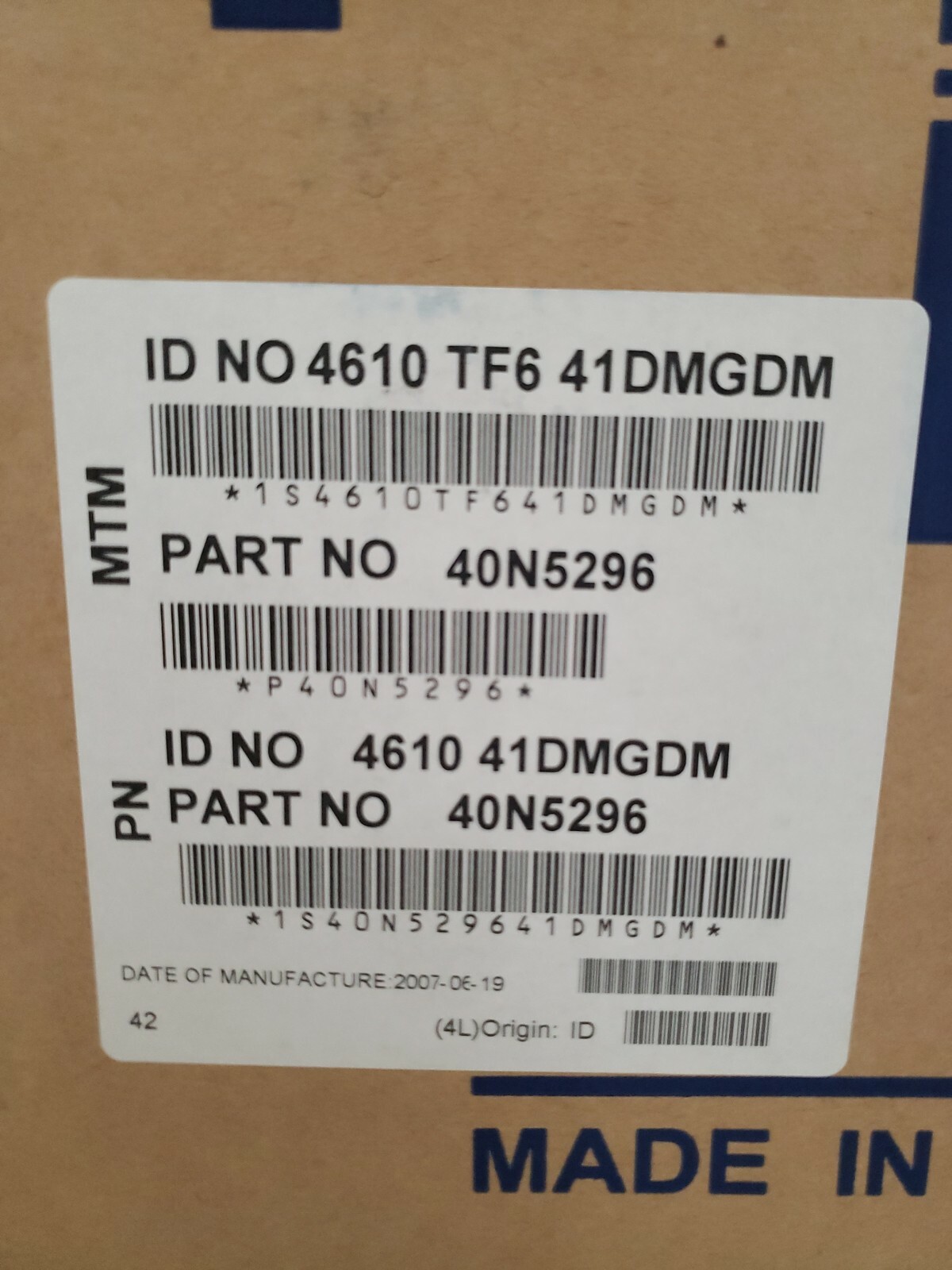IBM 4620-TF6 printer