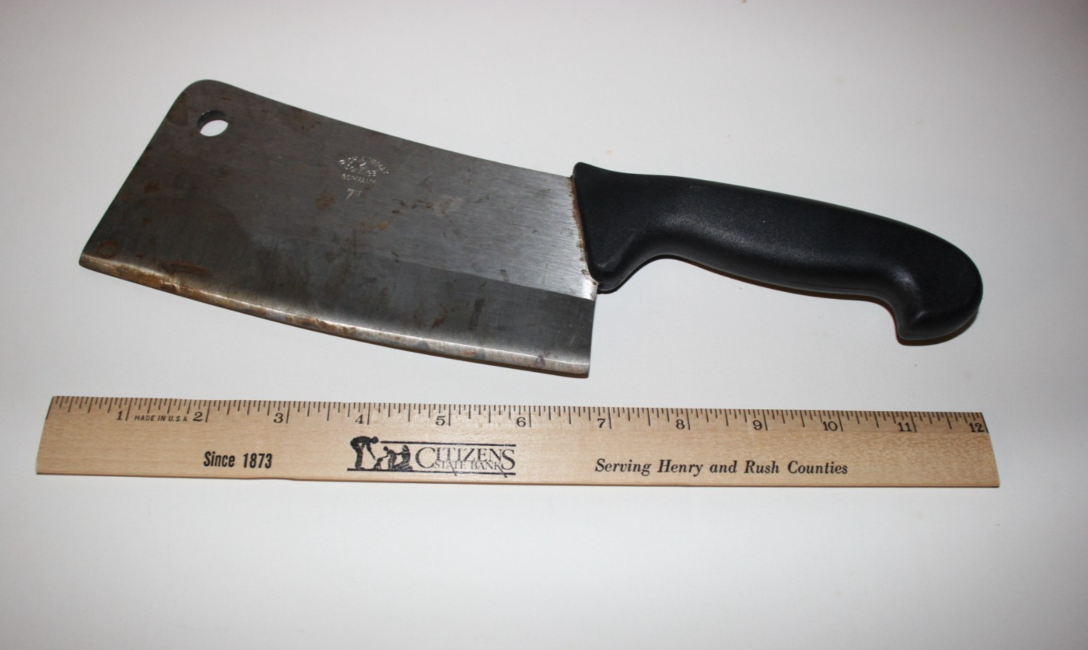 Rich A Herder Meat Cleaver Solingen Germany 7"  Butchering Meat Processing