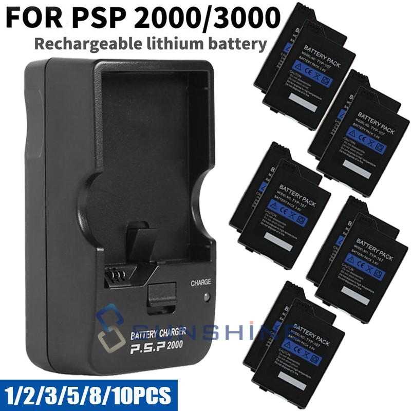 Battery For Sony PSP 2000 2001 PSP 3000 3001 3600mAh 3.6V Rechargeable Replace