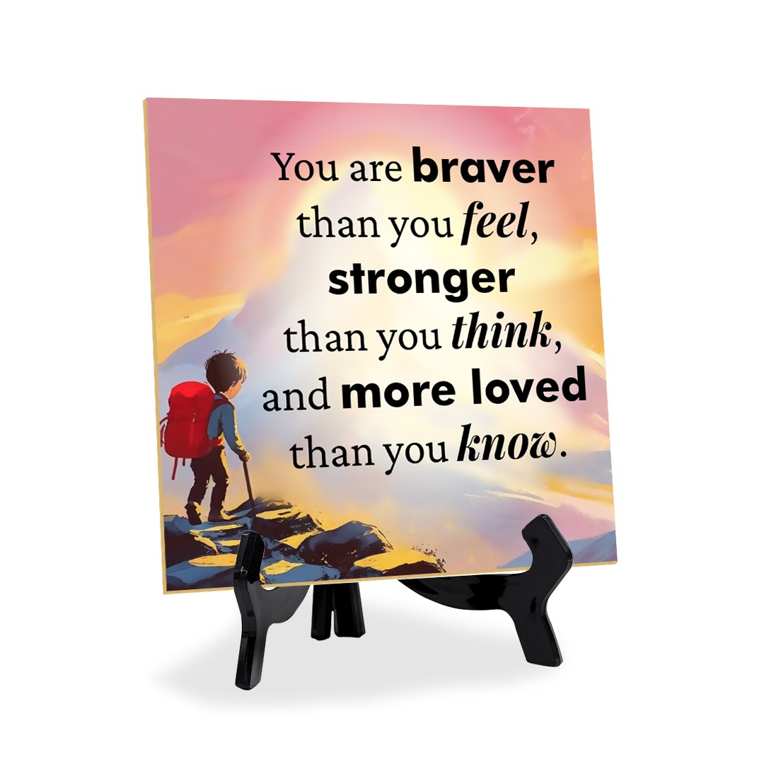 Affectionate & Loving Children's Table Signs 5"x 5" Square Table Sign