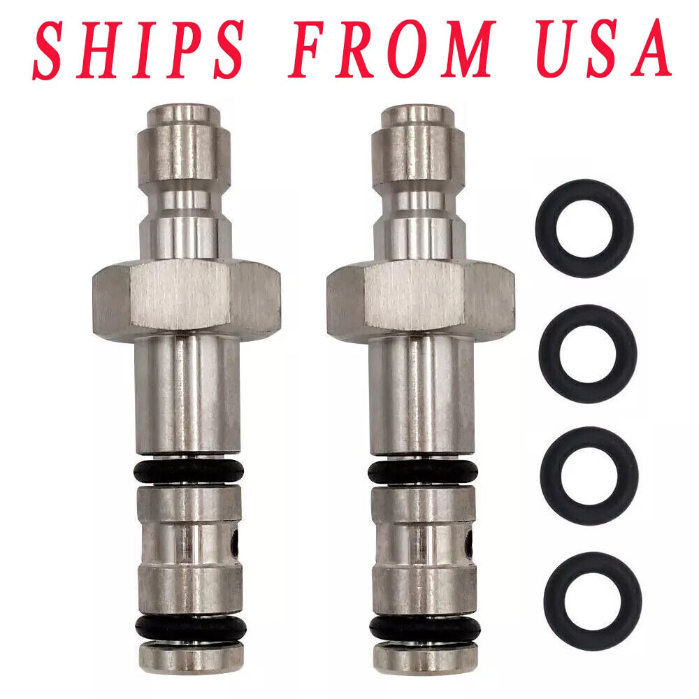 2Pack PCP Fill Quick Coupler Probe Quick Connect for Hatsan/FX/Evanix-*4 O-rings