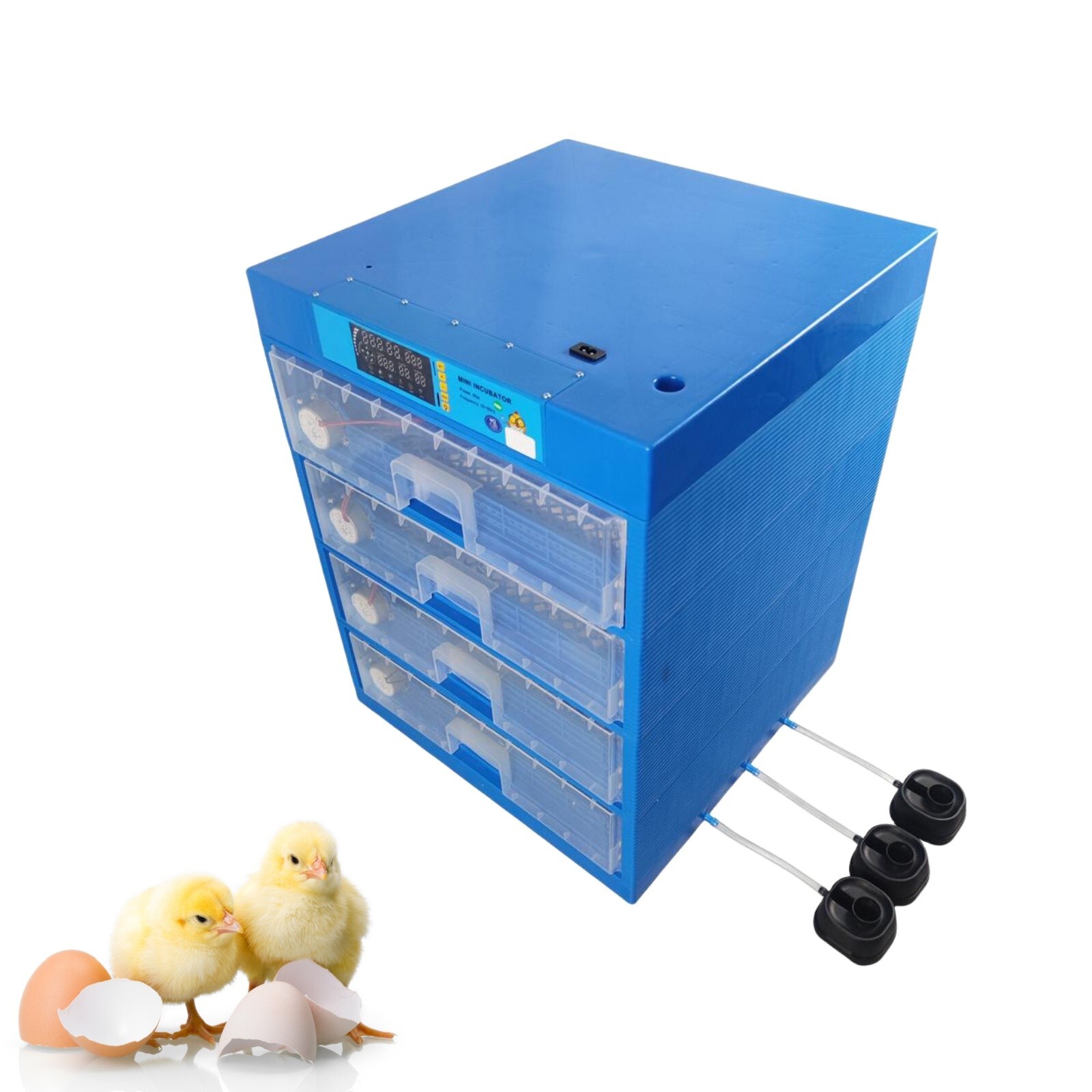 110V Drawer Incubator 256 Eggs Hatcher Bird Duck Egg Hatch Breeding Machine