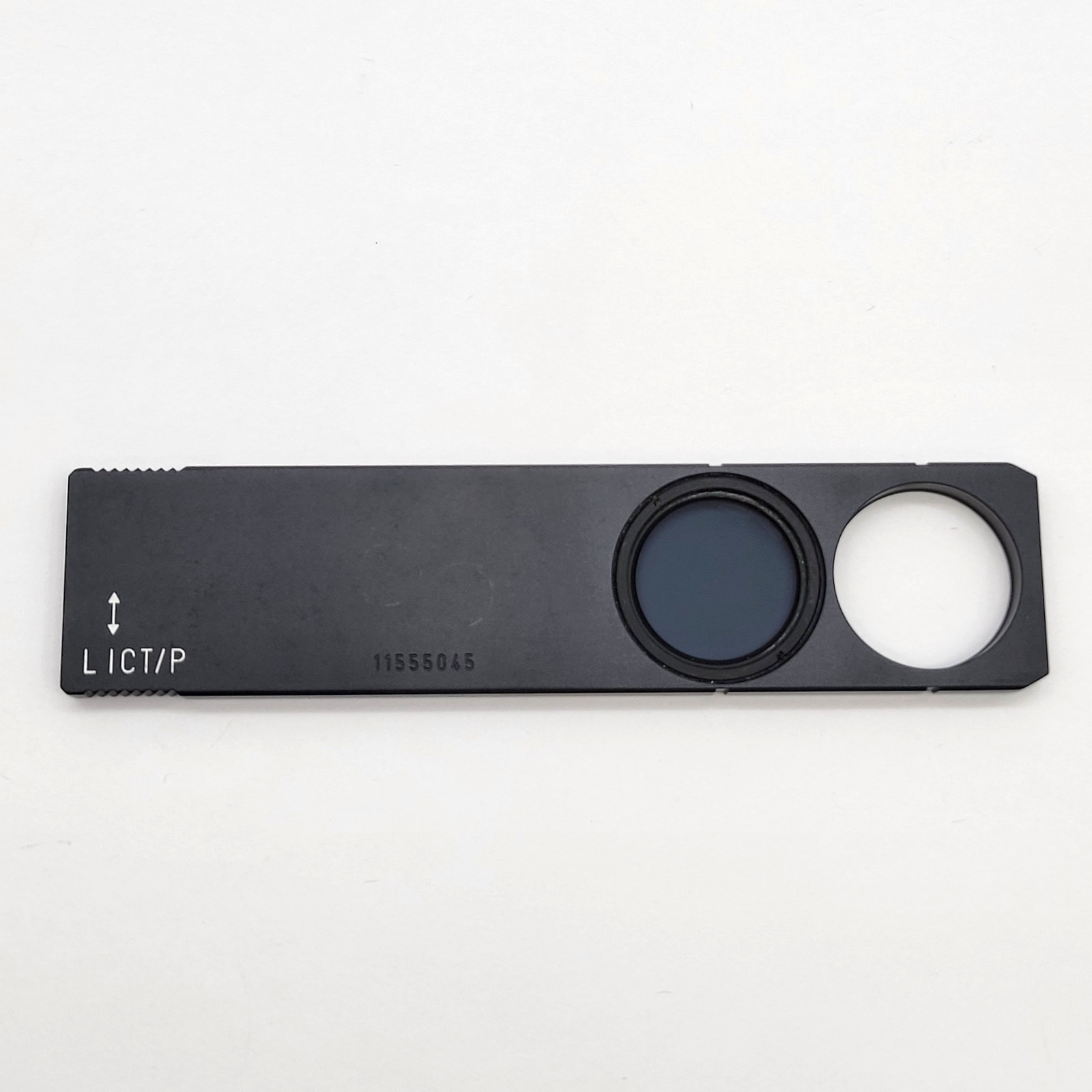 Leica Microscope L ICT/P Polarizer Analyzer Slider 11555045 *Delamination